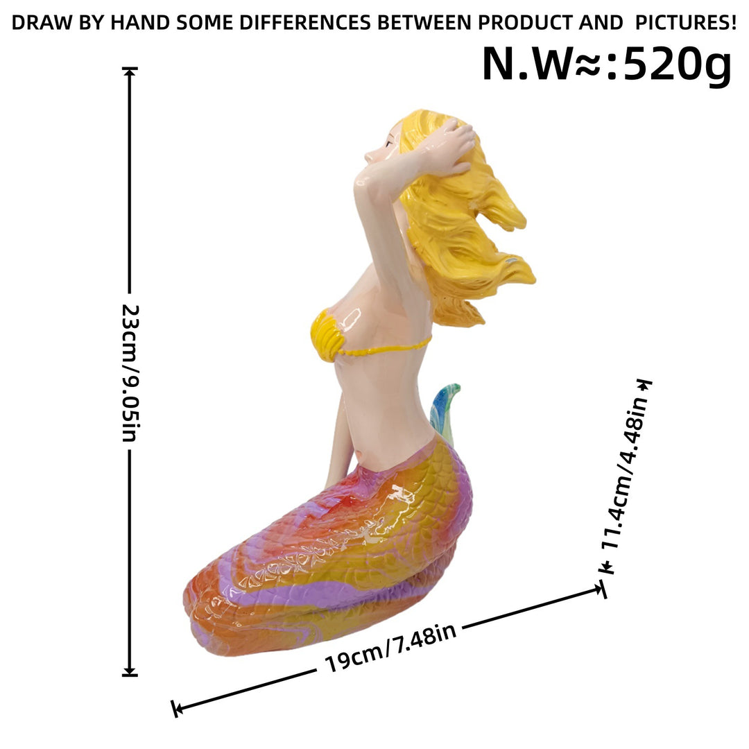 Decorative Mermaid Figurine Kalsten