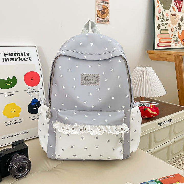 Playful Star-Patterned Backpack Kalsten