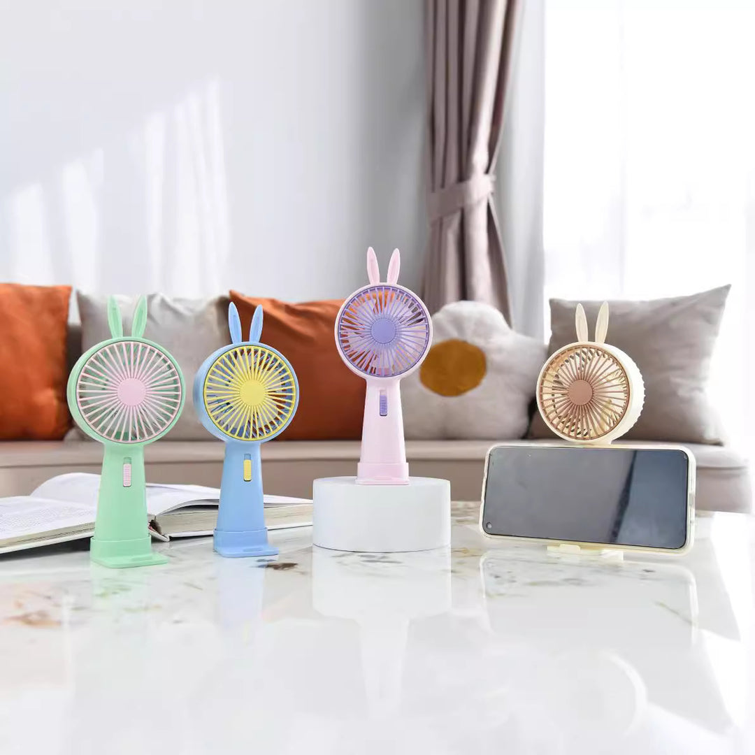 Women Portable Hand Fan with Funny Animal Design Kalsten