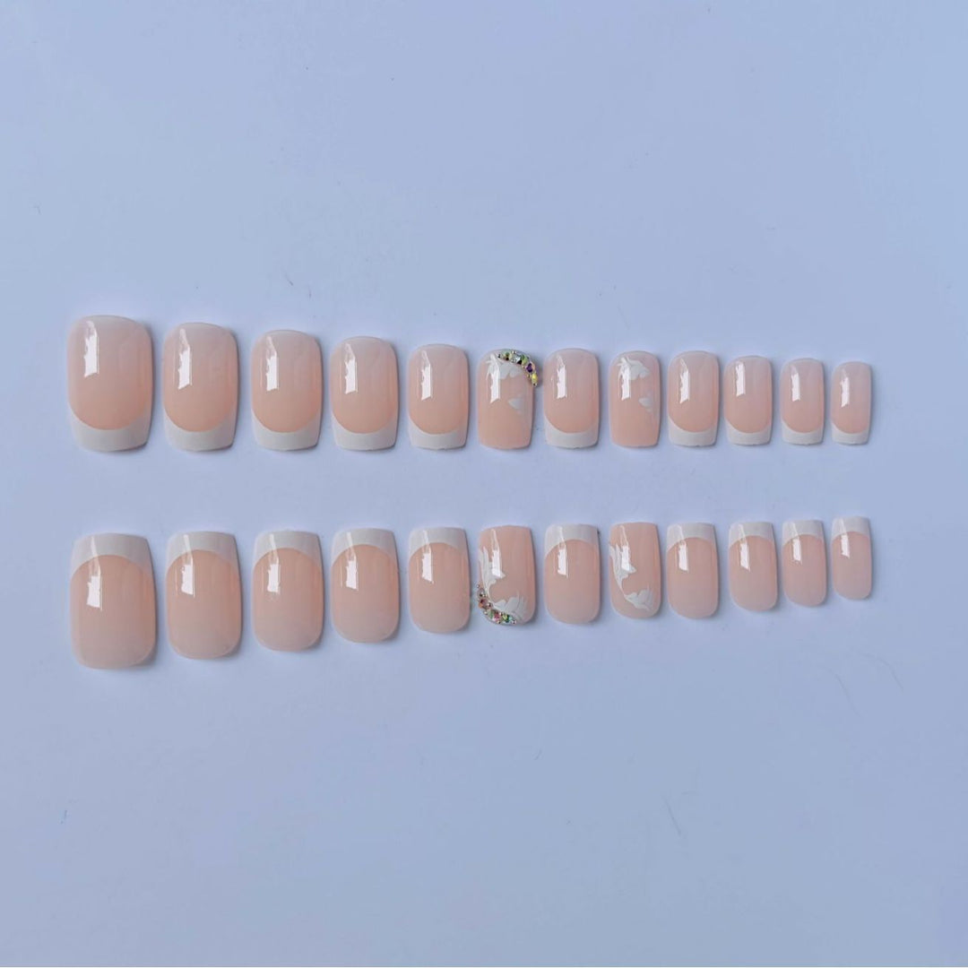 Elegant Floral Nail Art Set