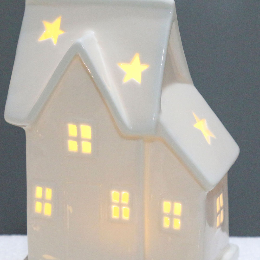 Ceramic House-Shaped Night Light Kalsten