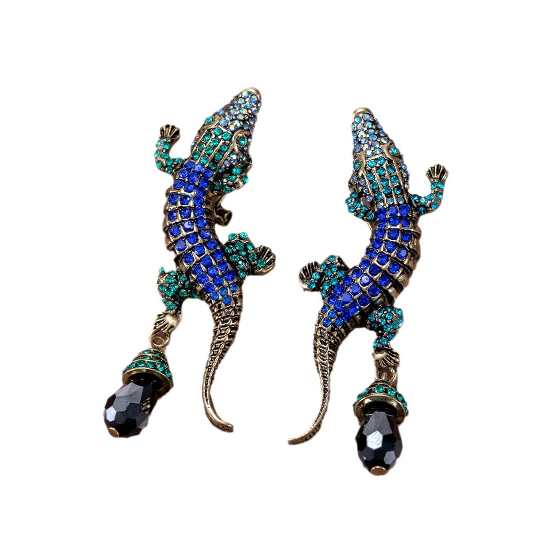 Artistic Lizard-Inspired Drop Earrings Kalsten