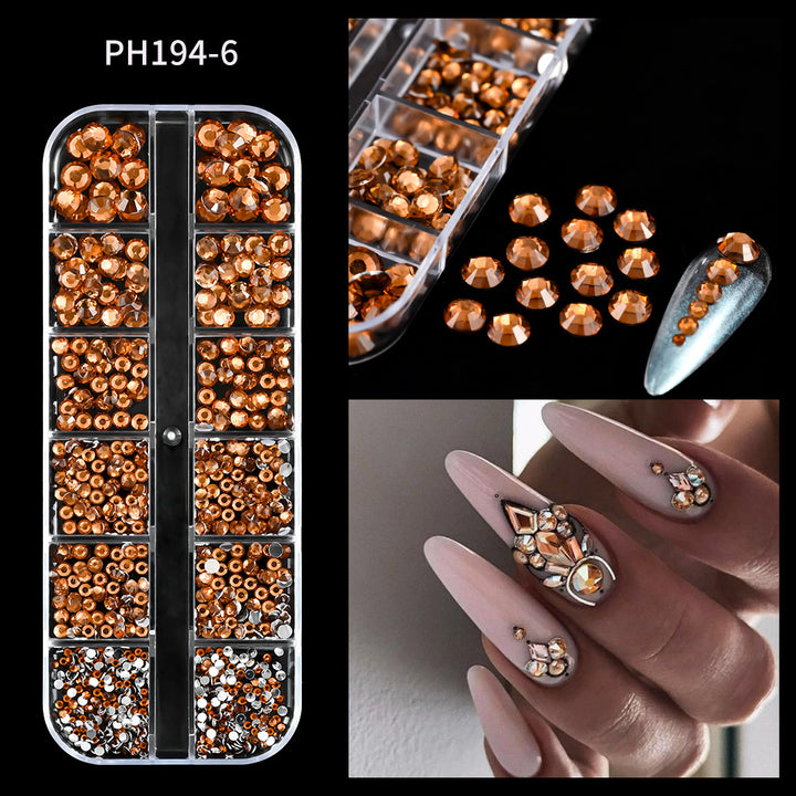 Premium Rhinestone Nail Art Decoration Kit