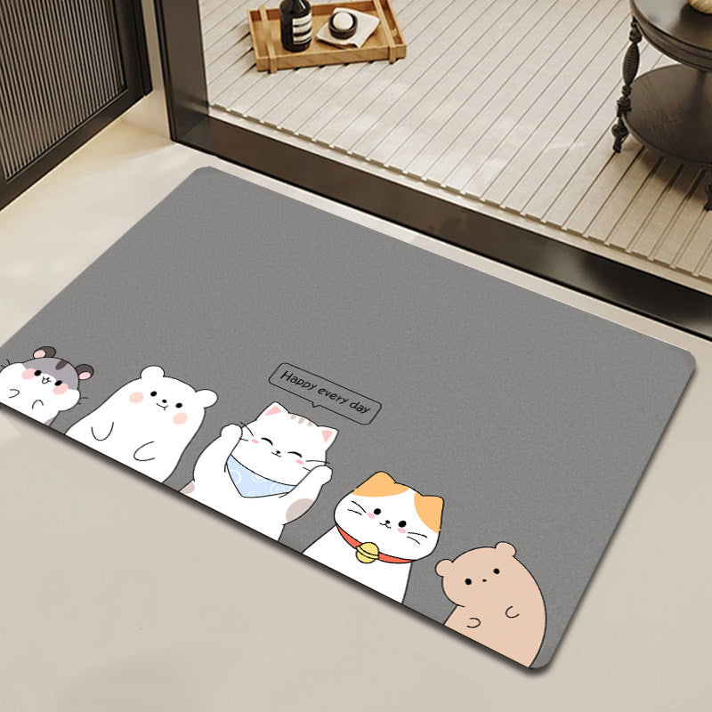 Cartoon Themed Indoor Mat for Home