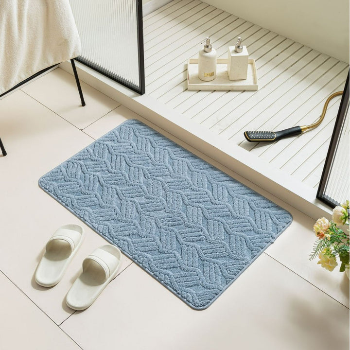 Textured Non-Slip Bathroom Mat Kalsten