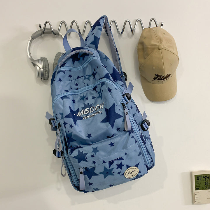 Stylish Star-Patterned Casual Backpack Kalsten 1791205930