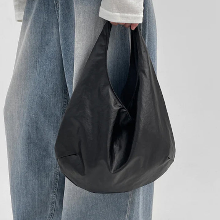 Oversized Slouchy Leather Shoulder Bag