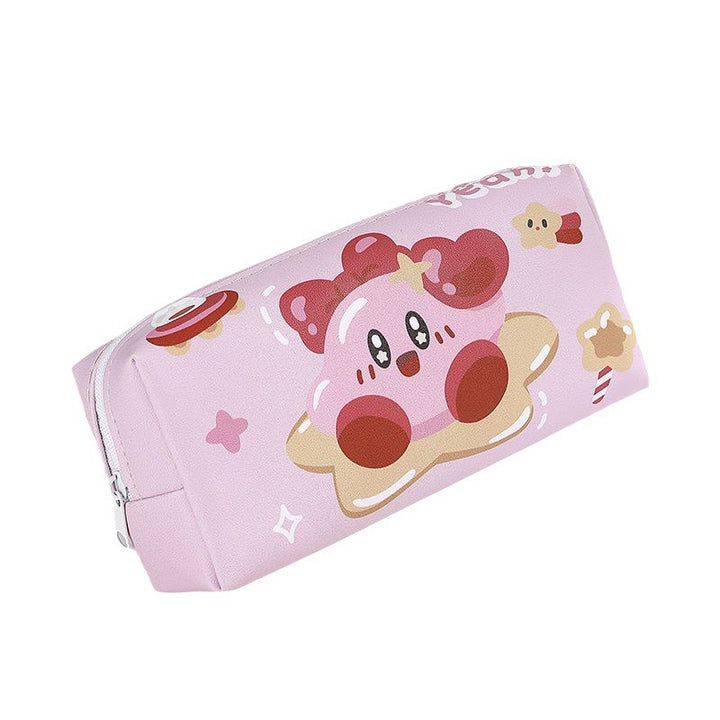 Cute Cartoon-Themed Zippered Pencil Case