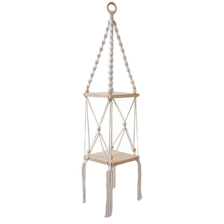 Macramé Hanging Shelf Organizer Kalsten