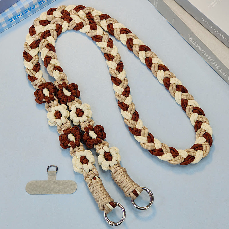 Creative Floral Design Braided Utility Leash Kalsten