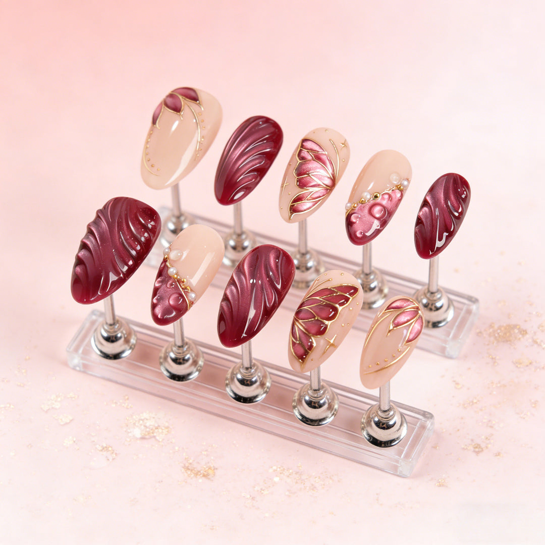 Decorative Press-On Nail Enhancements Kalsten 1789915539