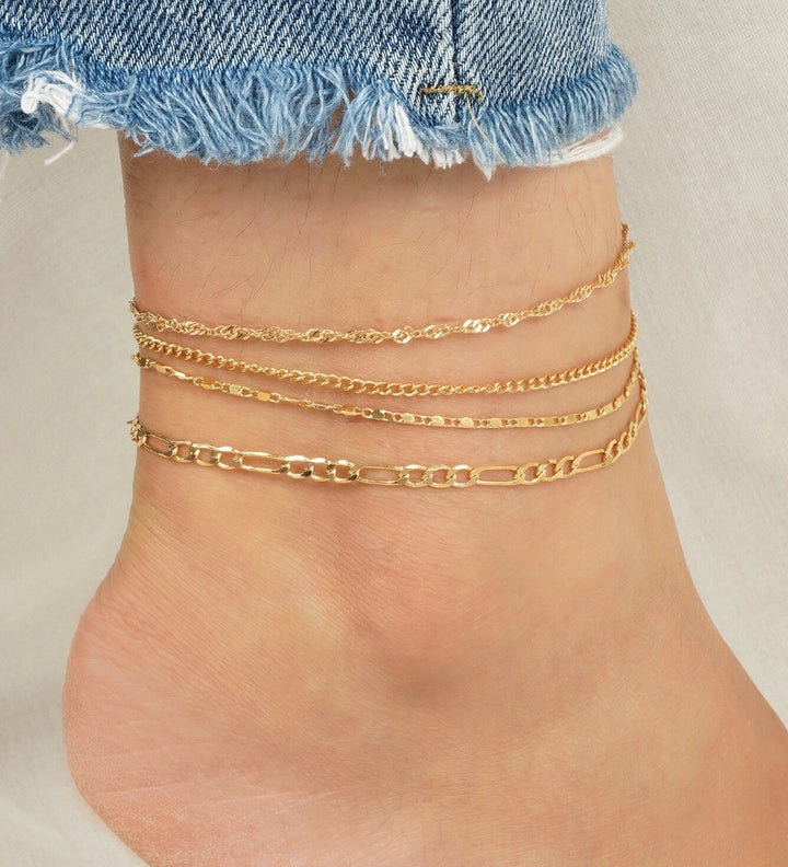 Elegant Double Chain Anklet Kalsten