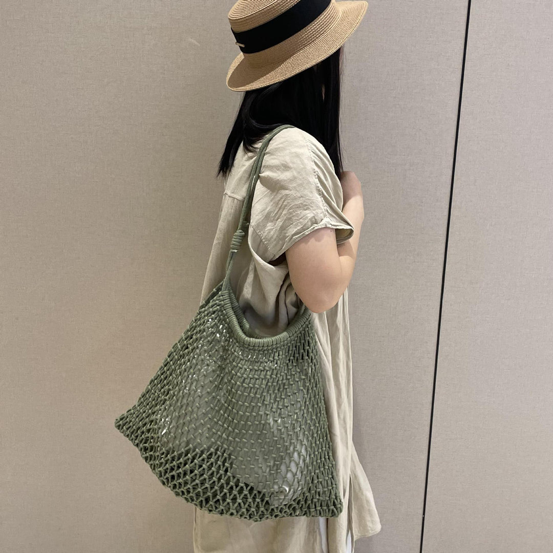 Hand-knotted shopping net bag Kalsten