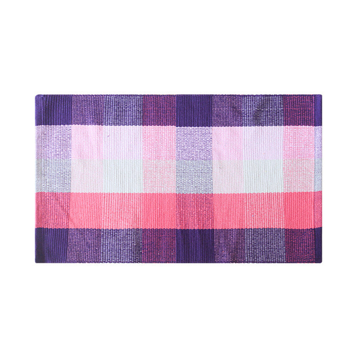 Woven placemat made of cotton in buffalo check with fine structured surface Kalsten