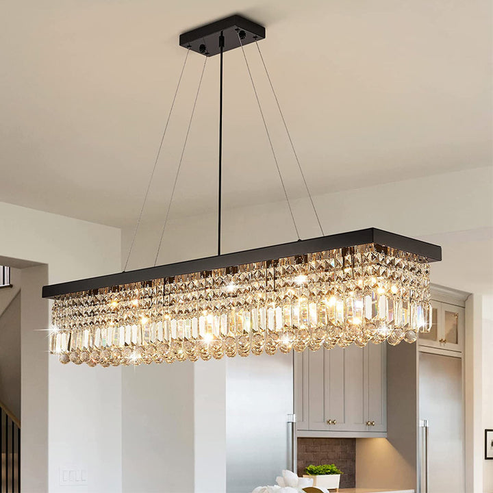 Crystal Linear Pendant Light