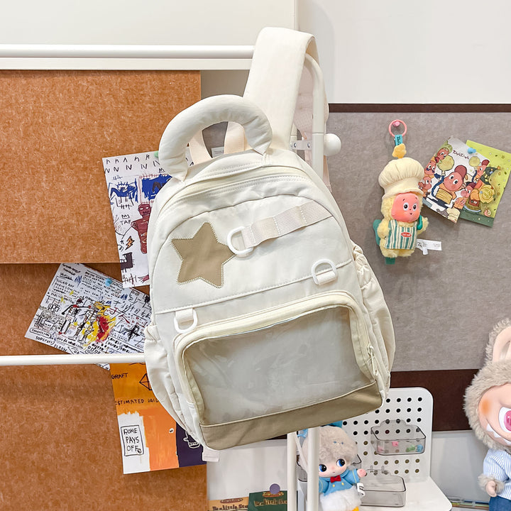 Fun Graphic Star-Themed Backpack