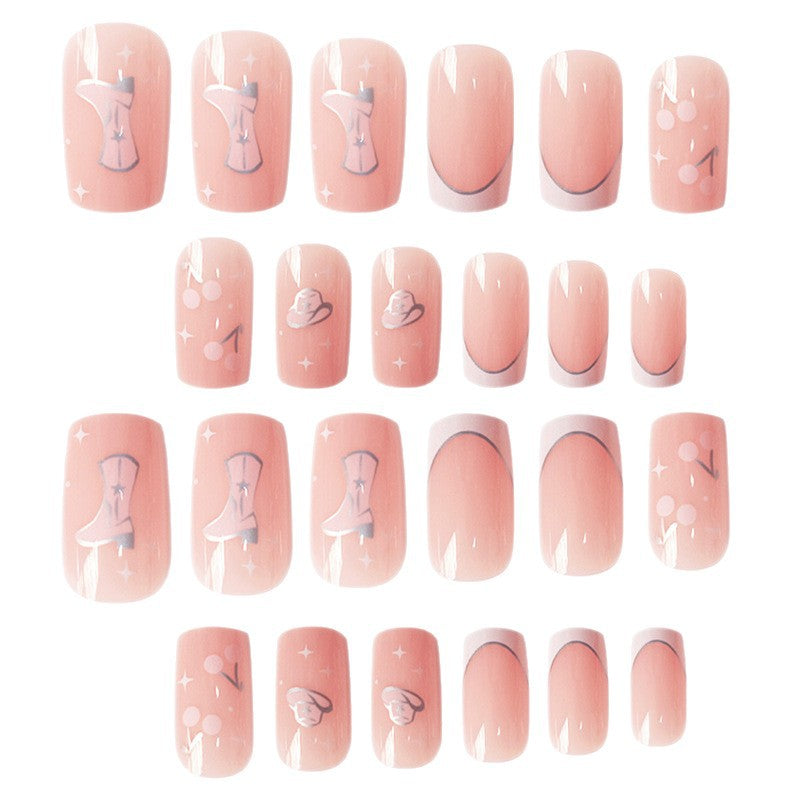 Artistic Press-On Nail Art with Unique Illustrations Kalsten