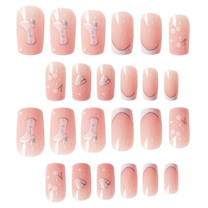 Artistic Press-On Nail Art with Unique Illustrations Kalsten