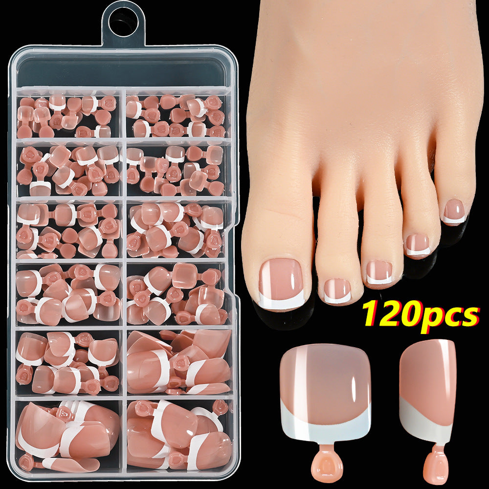 French Tip Press-On Nail Set