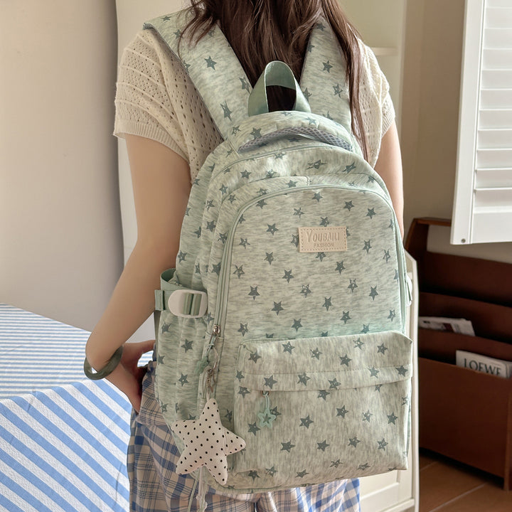 Fun Star-Printed School Backpack Kalsten
