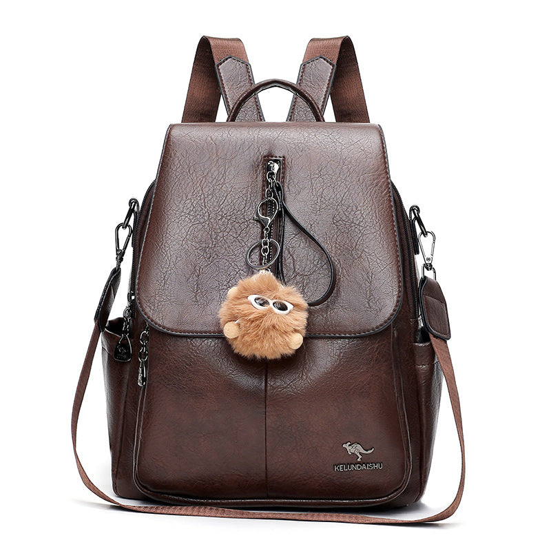 Stylish Multi-Function Leather Backpack Kalsten