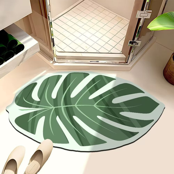 Leaf-Shaped Bath Mat Kalsten