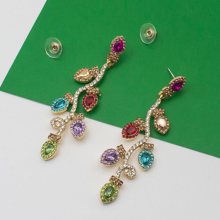 Vibrant Floral-Inspired Drop Earrings Kalsten