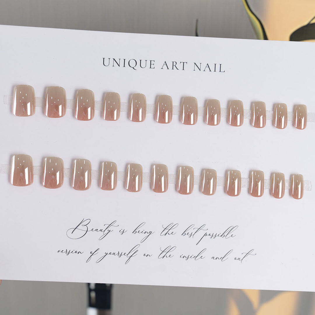 Long-Lasting Glossy Press-On Nail Set