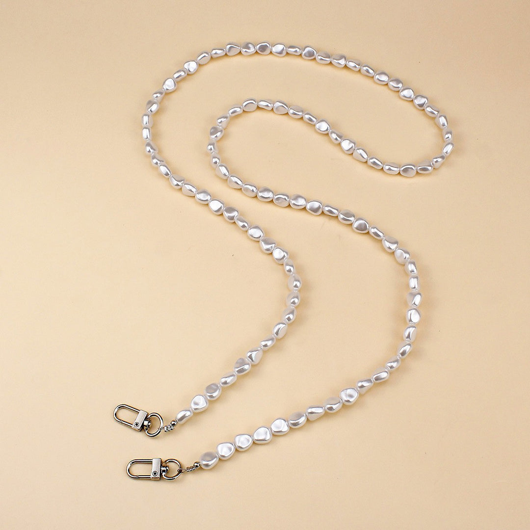 Stylish Pearl and Chain Necklace Kalsten