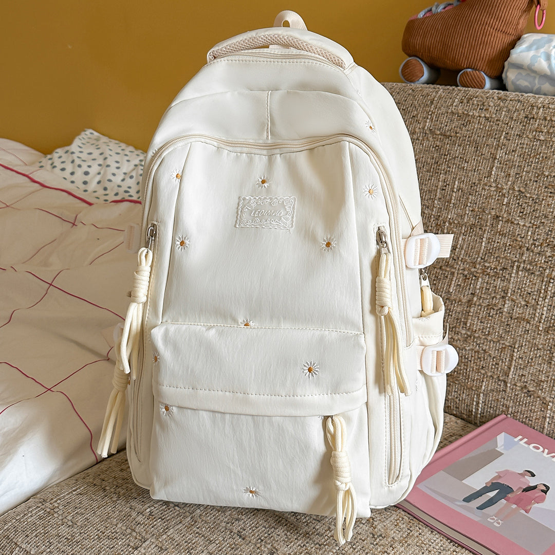 Decorative Floral Embellished Backpack Kalsten