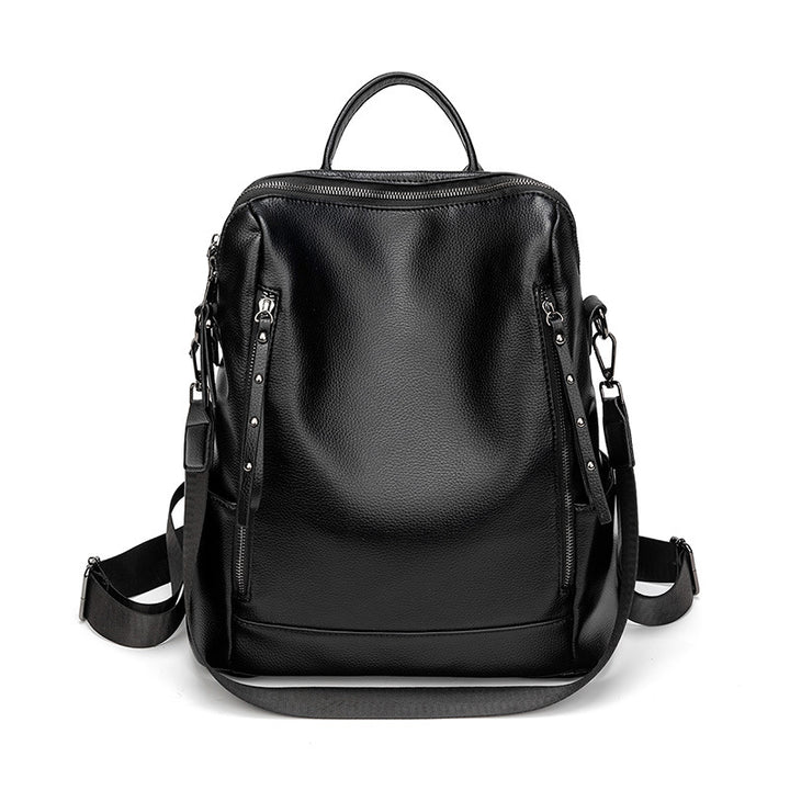 Structured Leather Backpack Kalsten
