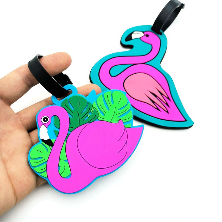 Tropical Flamingo Luggage Tag Kalsten