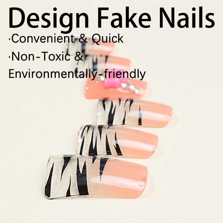 Creative nail set with stylish patterns Kalsten