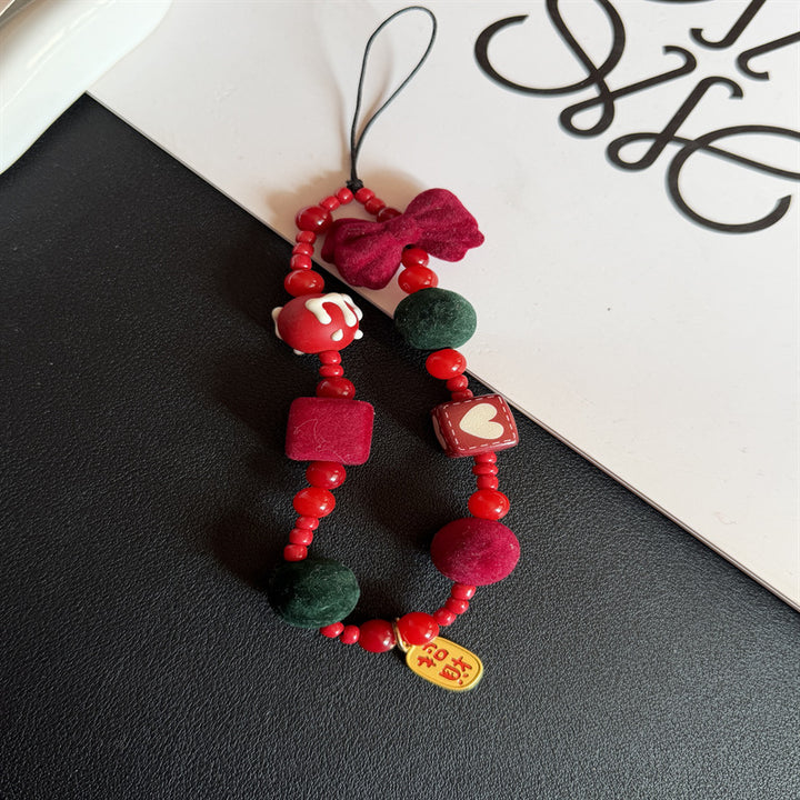 Playful Beaded Phone Charm Kalsten