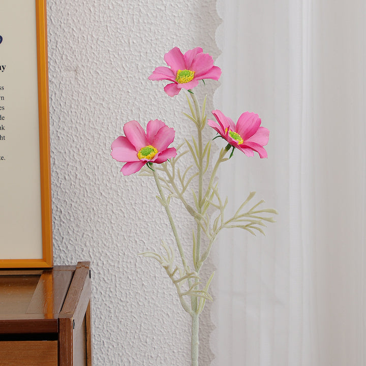 Elegant artificial flower bouquet with intricately detailed blooms
