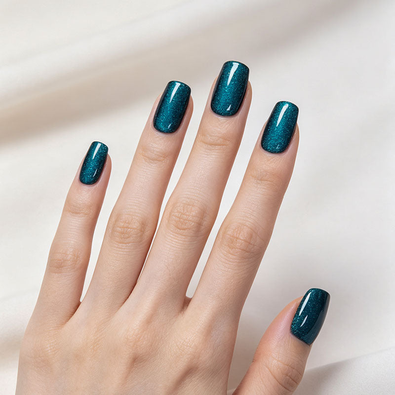 Glossy Acrylic Press-On Nail Set