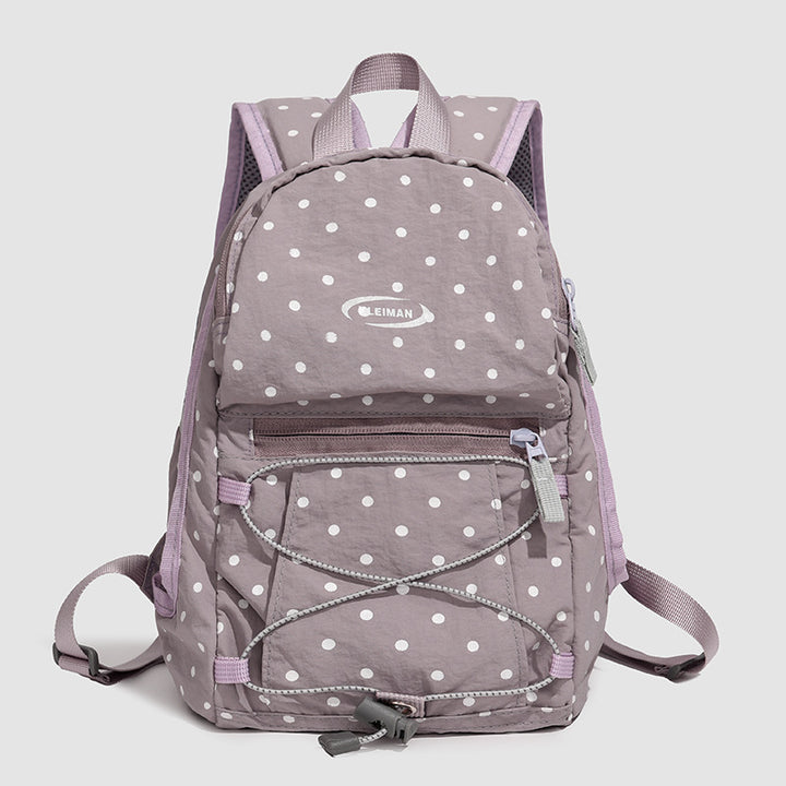 Trendy Polka Dot Casual Backpack Kalsten
