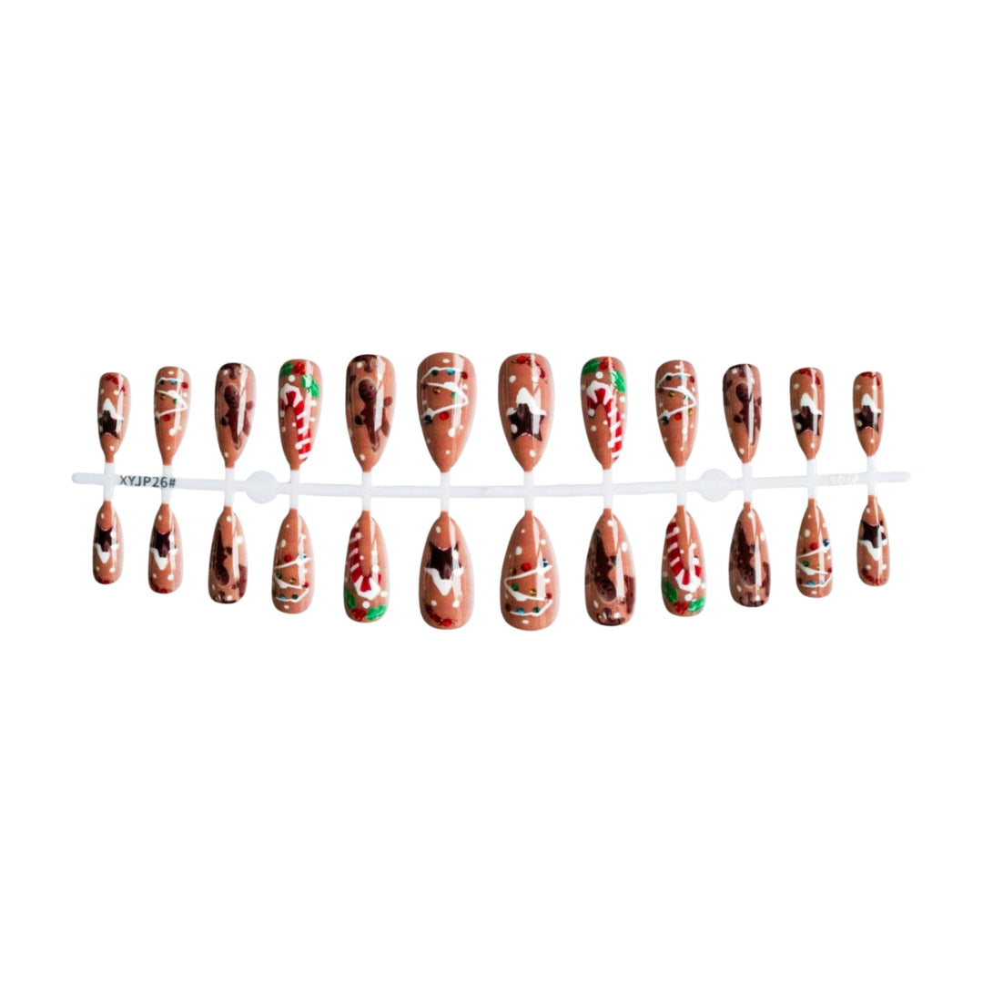 Festive Gingerbread Nail Art Kit  1790958181