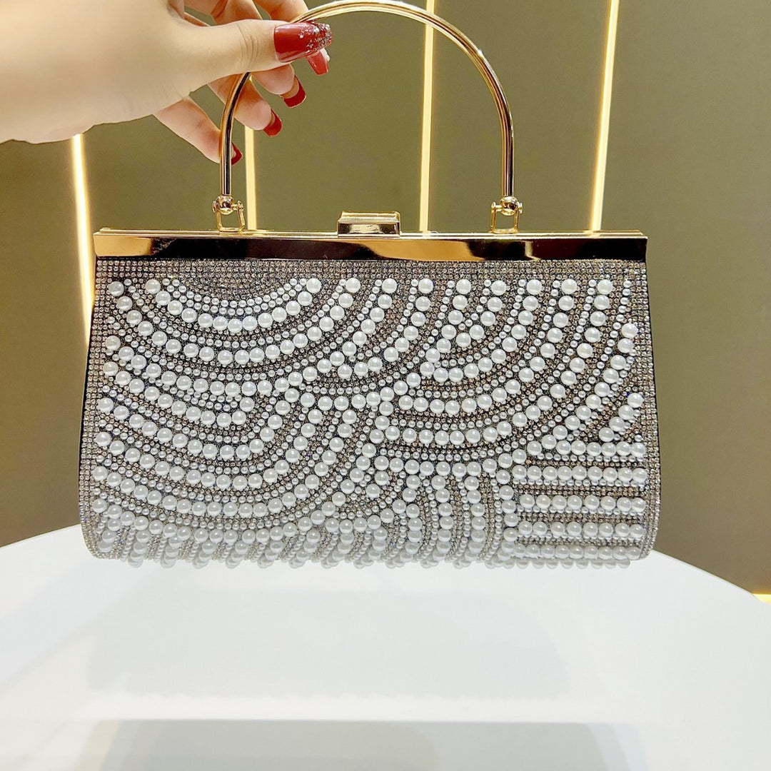Decorative Pearl Handbag