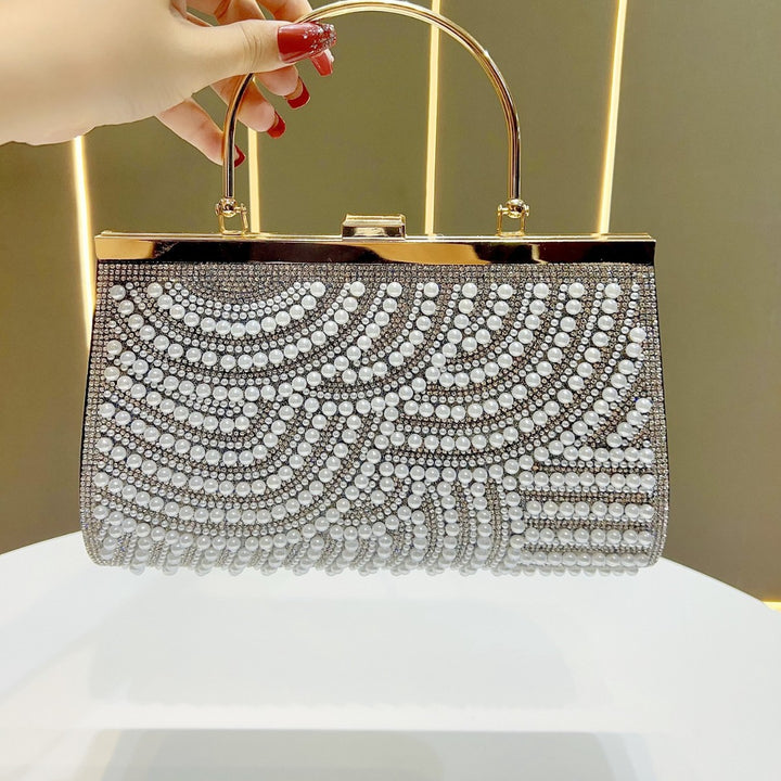 Decorative Pearl Handbag