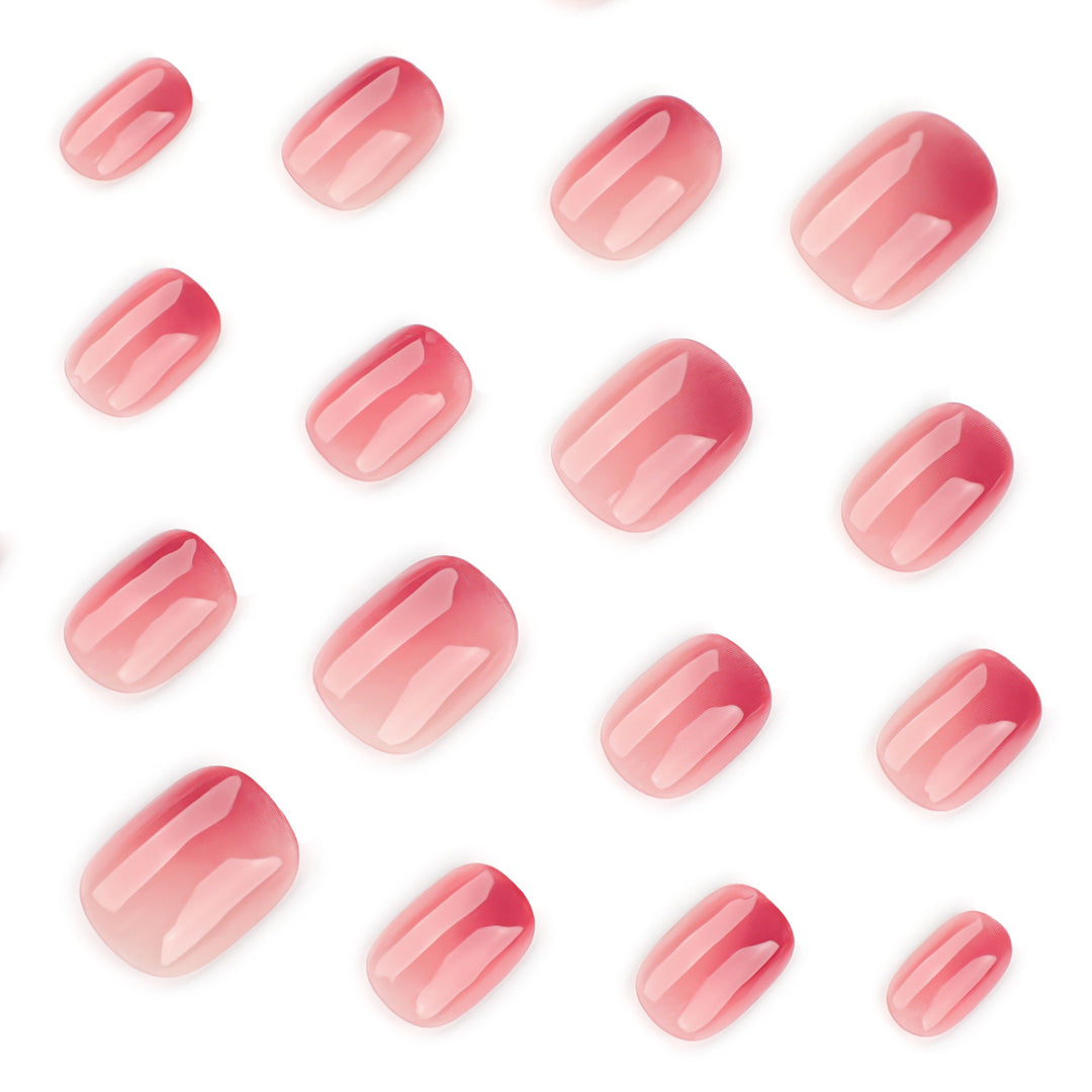 Elegant Nail Extensions with Natural Shine Kalsten