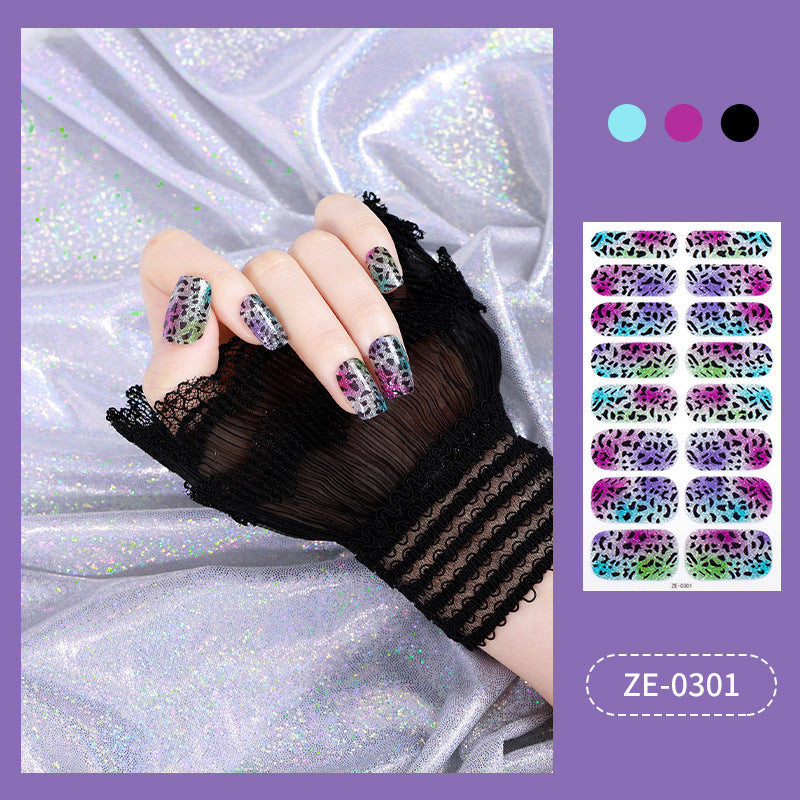 Artistic Floral Nail Stickers