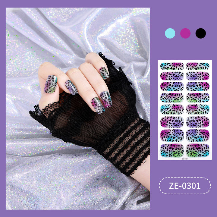 Artistic Floral Nail Stickers
