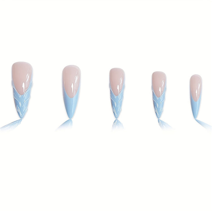 Artistic Floral Design Press-On Nails Kalsten