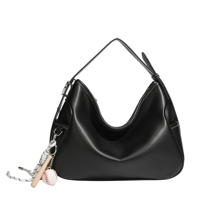 Elegant Curved Hobo Handbag
