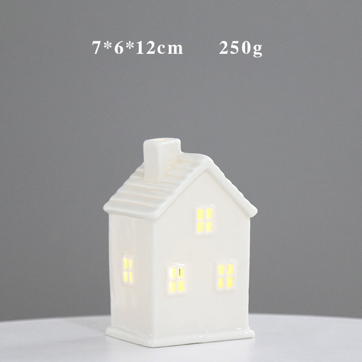 Decorative Ceramic House Lantern Kalsten 1790310210