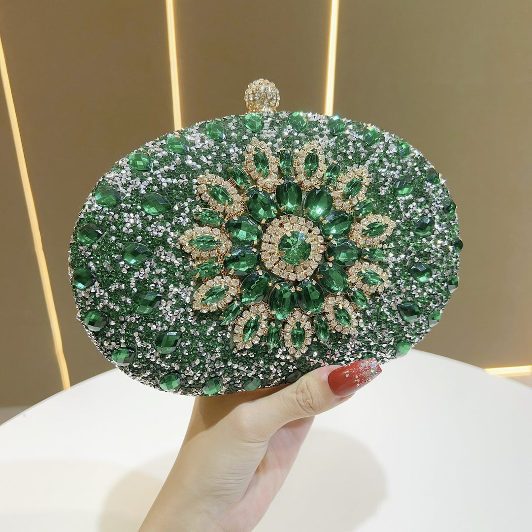 Ornate Crystal Evening Clutch
