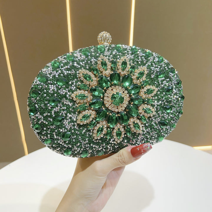 Ornate Crystal Evening Clutch