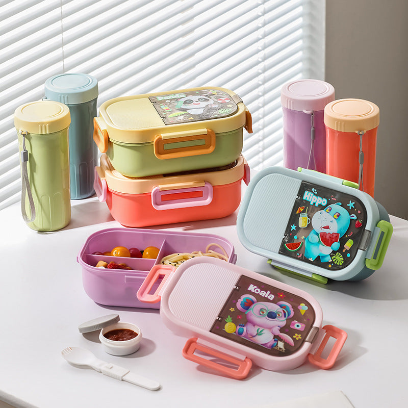 Playful Animal-Themed Bento Lunch Box