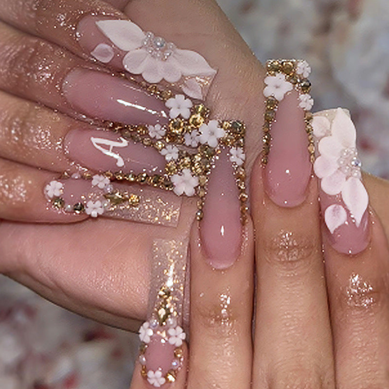 Elegant Decorative Press-On Nails Set kalsten